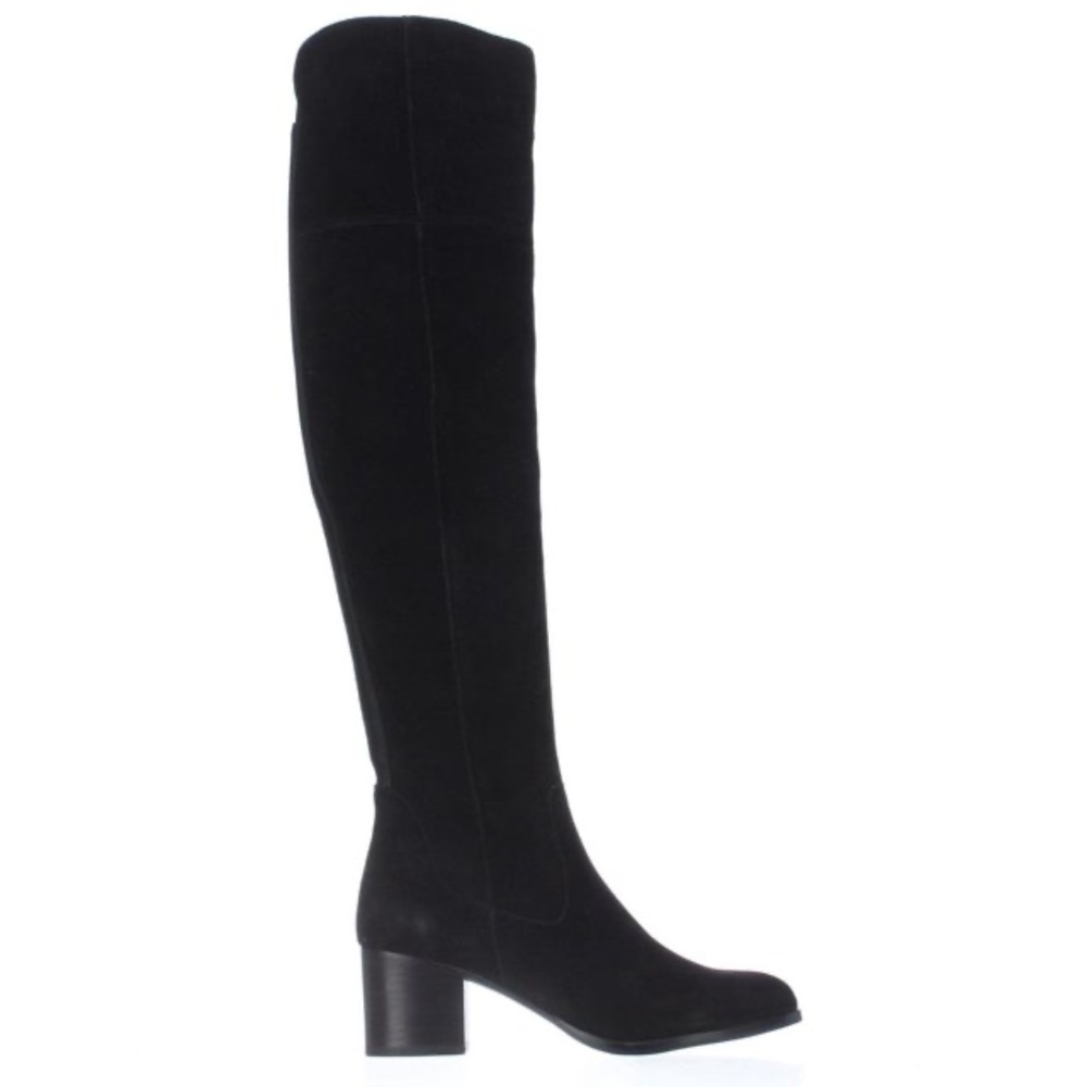 Marc Fisher Escape Over the Knee Suede Boots Black Size 7